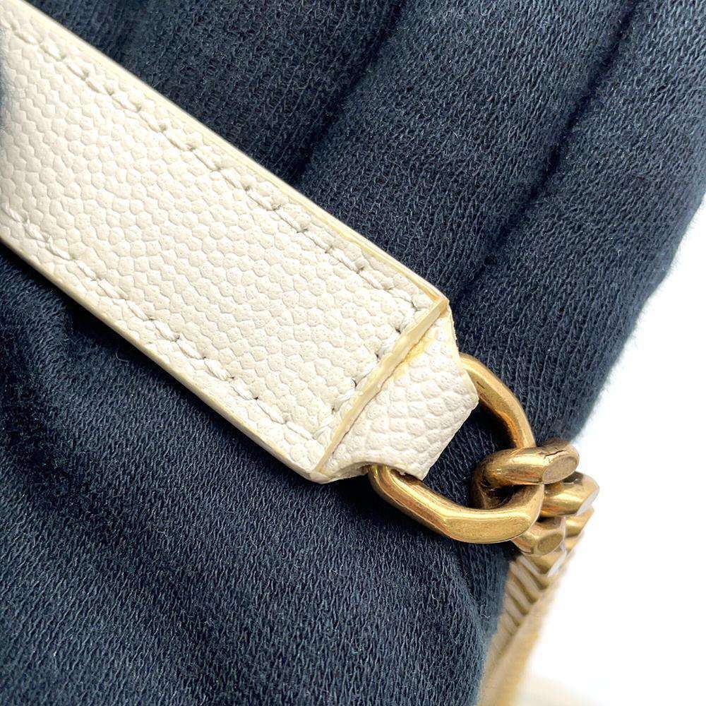 Saint Laurent Paris Chain Shoulder Bag YSL Bag White - Picture 8 of 9